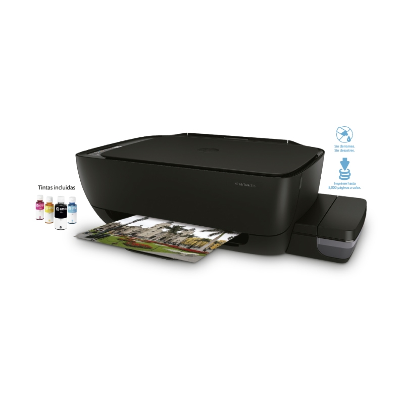 Hp Impresora Multifuncional Ink Tank Wireless 315 | Guia De Compras Agosto  2018 | Importaciones Hiraoka S.a.c.