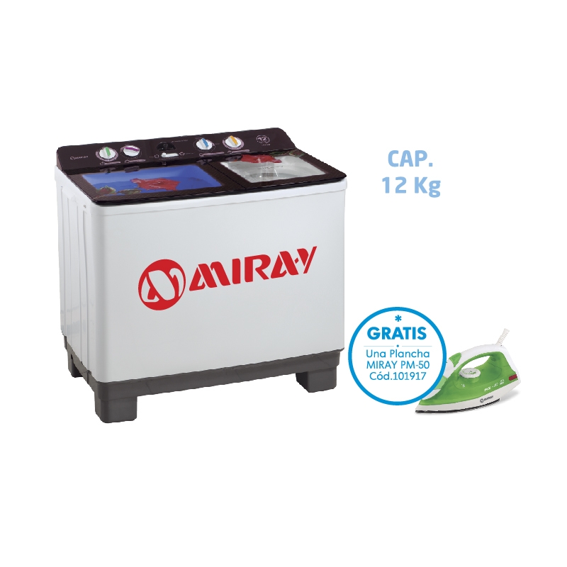 miray lavadora semi automatica lms 126